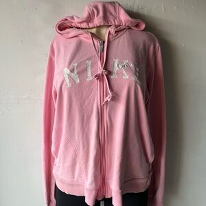 Vintage Nike grey tag Pink Zip up